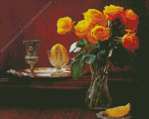 Yellow Roses Diamond Painting