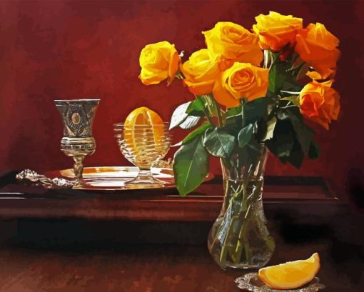 Yellow Roses Diamond Painting