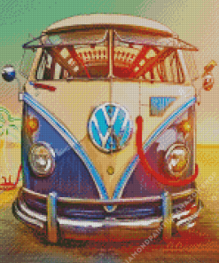 Hippie Bus Diamond Painting