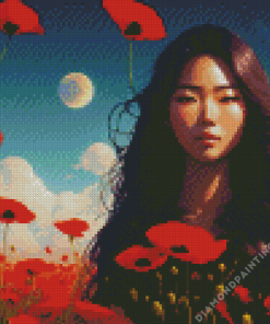 Japanese Girl Diamond Painting