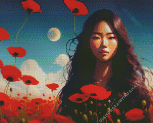 Japanese Girl Diamond Painting