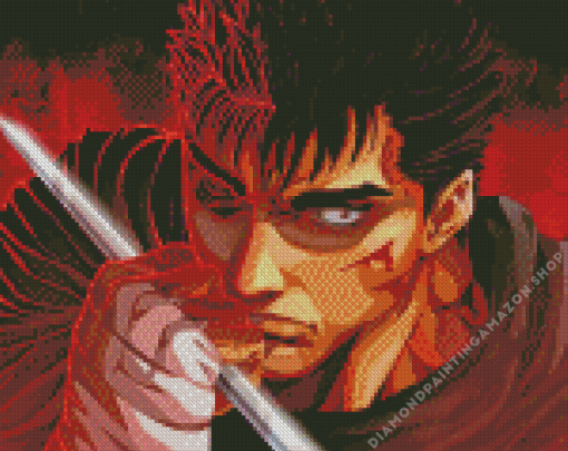 Berserk Guts Diamond Painting