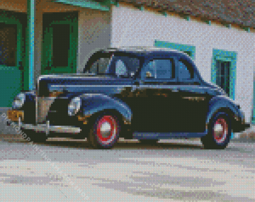 Black Ford Car Diamond Painting