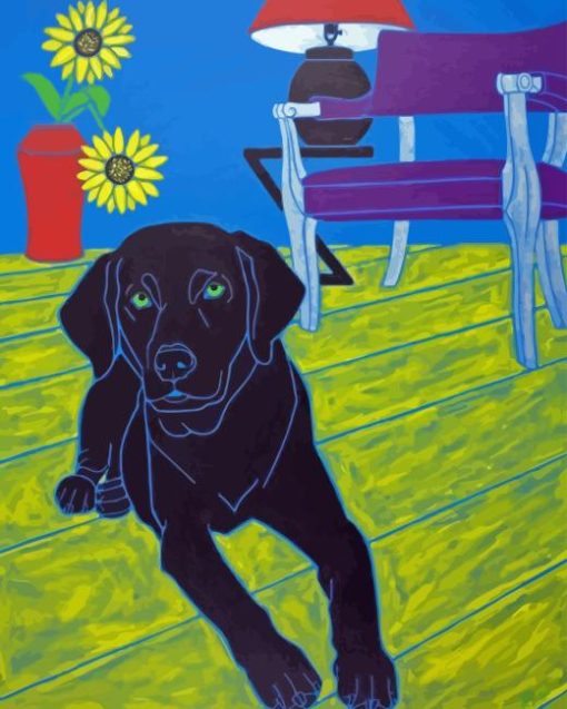 Labrador Retriever Diamond Painting