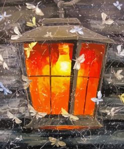 Butterflies Lantern Diamond Painting