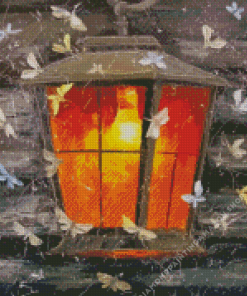 Butterflies Lantern Diamond Painting