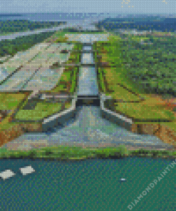 Canal Of Panama Diamond Painting