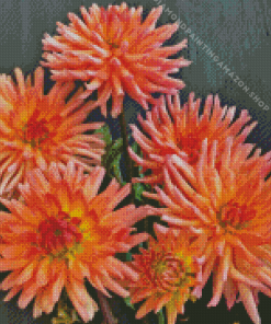 Chrysanthemum Diamond Painting