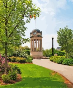 Clock Tower Diamond Painting