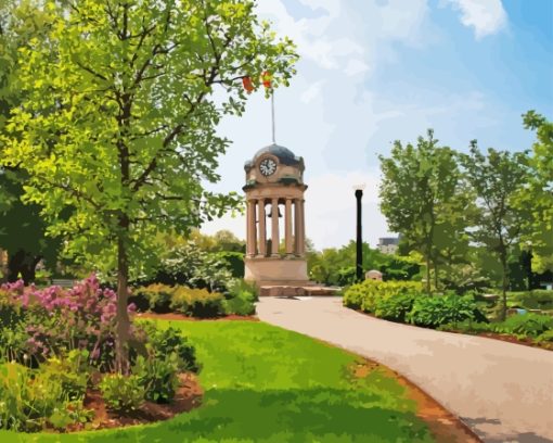 Clock Tower Diamond Painting