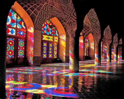 Colorful Persia Mosque Diamond Painting