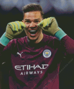 Ederson Footballer Diamond Painting