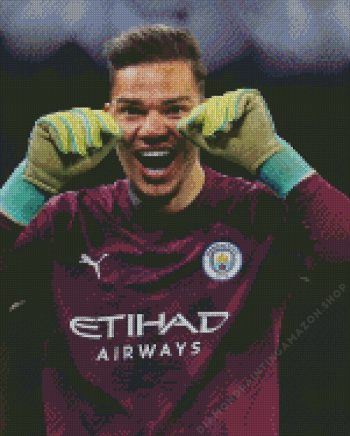 Ederson Footballer Diamond Painting