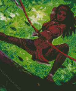 Jungle Woman Diamond Painting