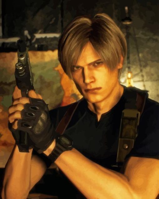 Leon Kennedy Diamond Painting