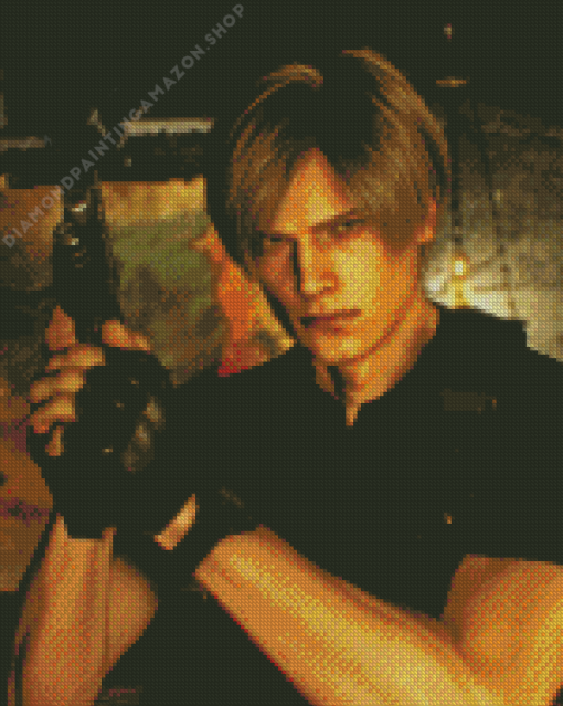 Leon Kennedy Diamond Painting