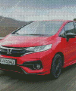 Honda Jazz Car Diamond Painting