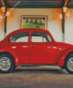 Vintage Beetle Diamond Painting