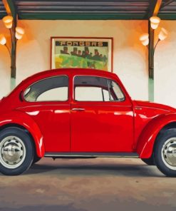 Vintage Beetle Diamond Painting