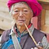 Woman Smoking Diamond Painting