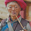 Woman Smoking Diamond Painting