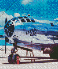 Enola Gay Bomber Diamond Painting