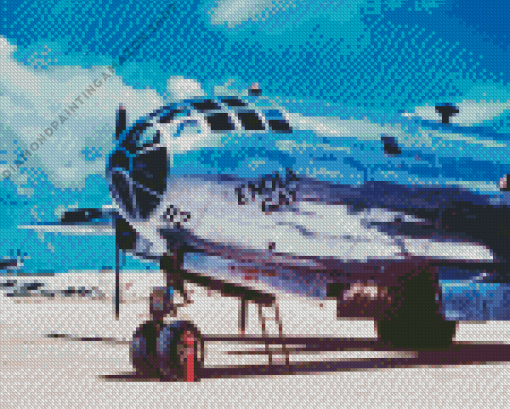 Enola Gay Bomber Diamond Painting