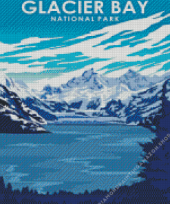 Glacier Bay Poster Diamond Painting