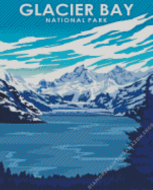 Glacier Bay Poster Diamond Painting