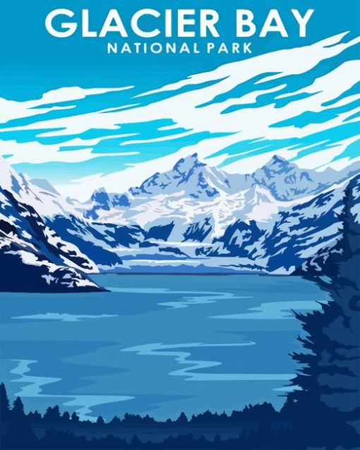 Glacier Bay Poster Diamond Painting