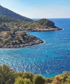 Lycian Way Seascape Diamond Painting