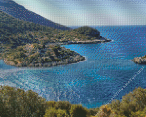 Lycian Way Seascape Diamond Painting