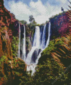 Ouzoud Waterfalls Diamond Painting