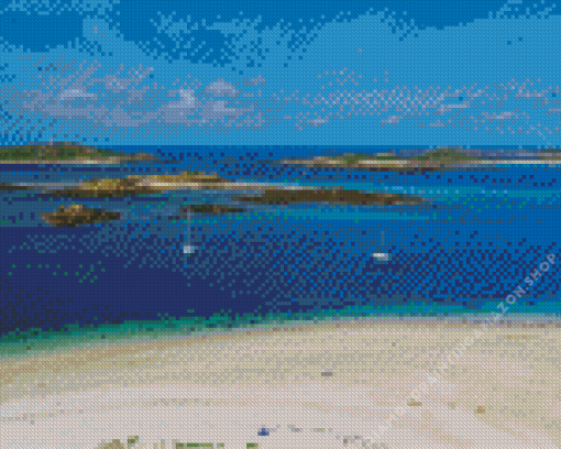 Scilly Island Beach Diamond Painting