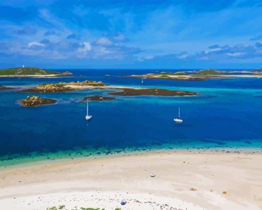 Scilly Island Beach Diamond Painting