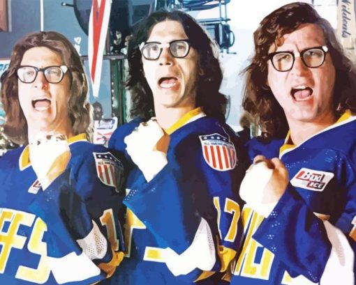 Slap Shot Characters Diamond Painting