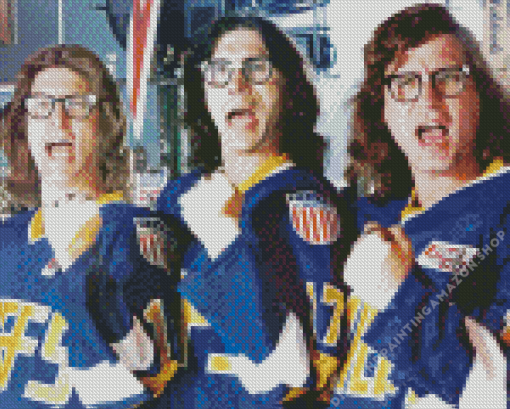 Slap Shot Characters Diamond Painting