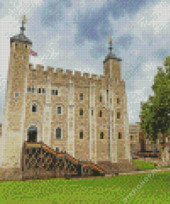 White Tower Diamond Painting