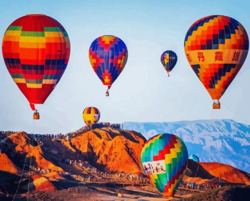 Balloon Festival Diamond Painting