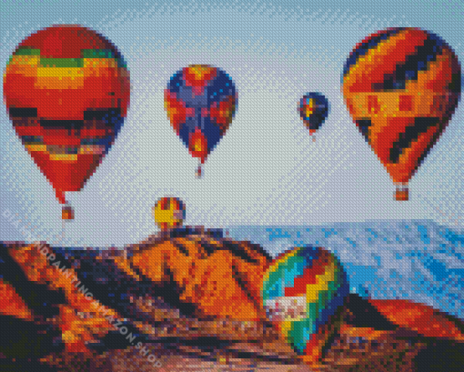 Balloon Festival Diamond Painting