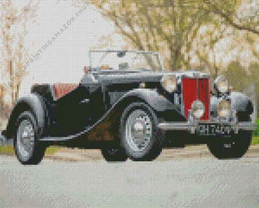 1953 MG TD Diamond Painting