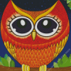 Baby Owl Diamond Painting