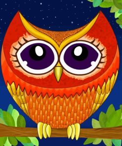 Baby Owl Diamond Painting