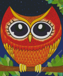 Baby Owl Diamond Painting