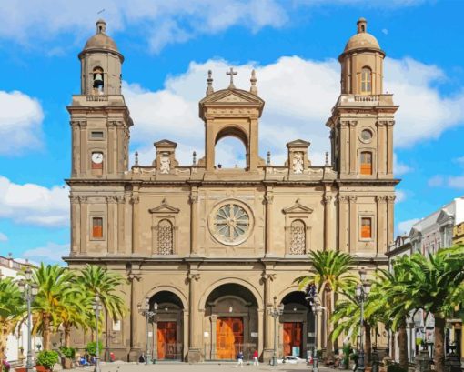 Las Palmas Cathedral Diamond Painting