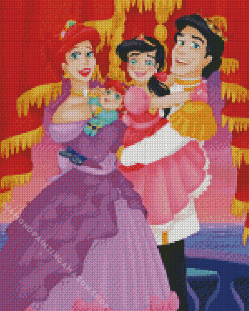 Ariel Eric And Melody Diamond Painting