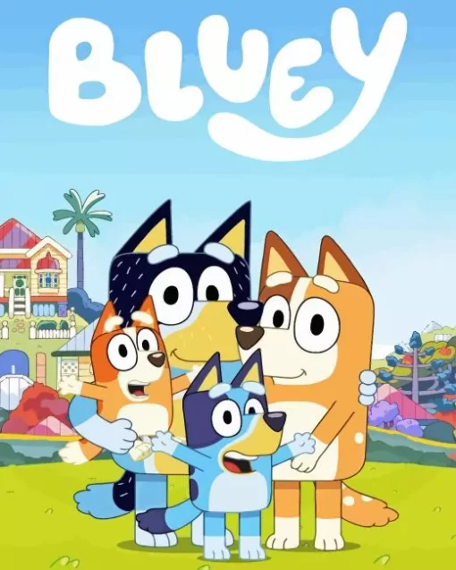 Bluey The Dog Diamond Painting