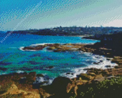 Bondi To Coogee Walk Diamond Painting