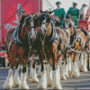 Budweiser Clydesdales Diamond Painting