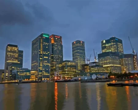 Canary Wharf Diamond Painting